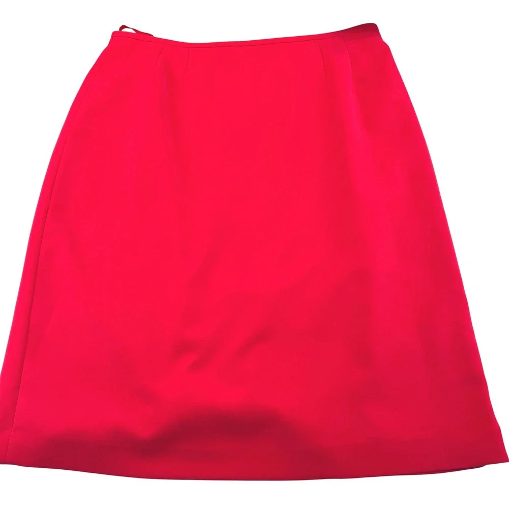 LE SUIT Essentials Pink‎ Blazer Skirt Suit Set Women's Size 14 Two Pc B